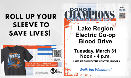 Roll Up Your Sleeve for Life at Lake Region